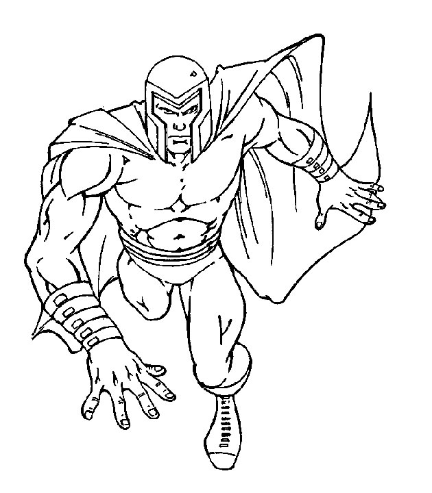 Plansa de colorat cu X-Men 12 4